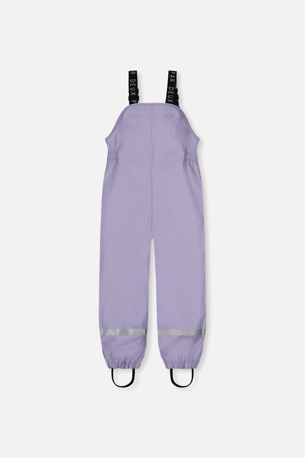 Salopette de pluie mauve