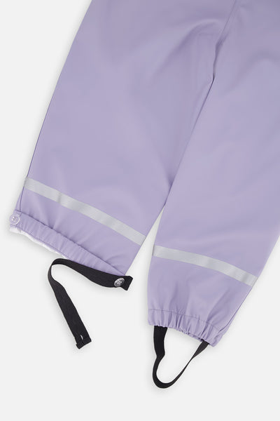Salopette de pluie mauve