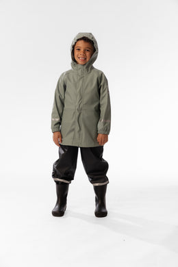 Schwarze Regenlatzhose