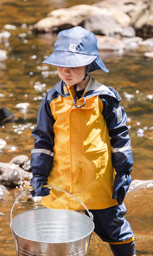 Veste de pluie jaune