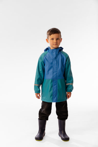 Regenjacke Dunkeltürkis