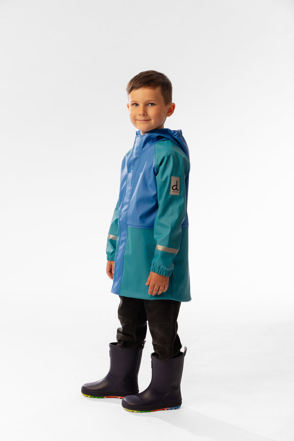 Regenjacke Dunkeltürkis