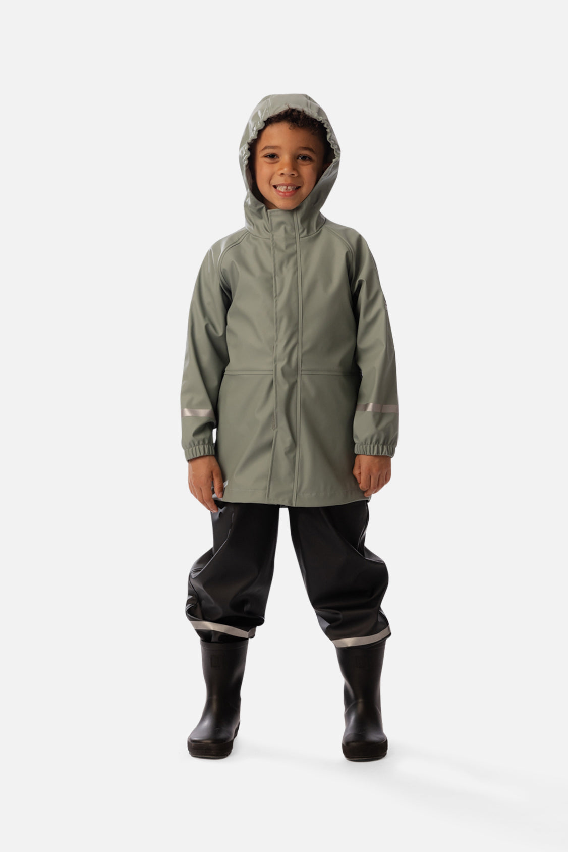 Veste de pluie vert sauge
