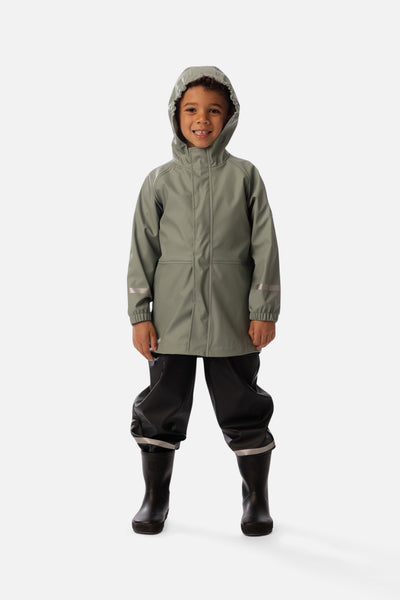 Veste de pluie vert sauge