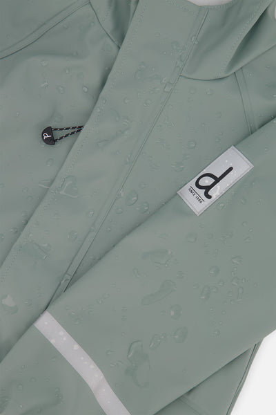 Veste de pluie vert sauge