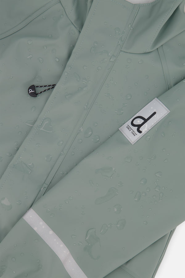 Veste de pluie vert sauge