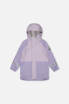 Veste de pluie mauve