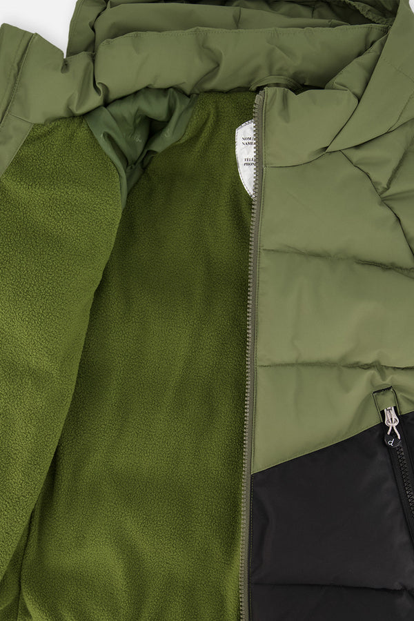 Color-Block Winter Jacket Olive Green - J20W57_03090
