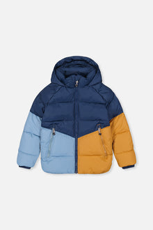 Color-Block Winter Jacket Dark Blue - J20W57_04013