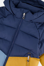 Color-Block Winter Jacket Dark Blue - J20W57_04013