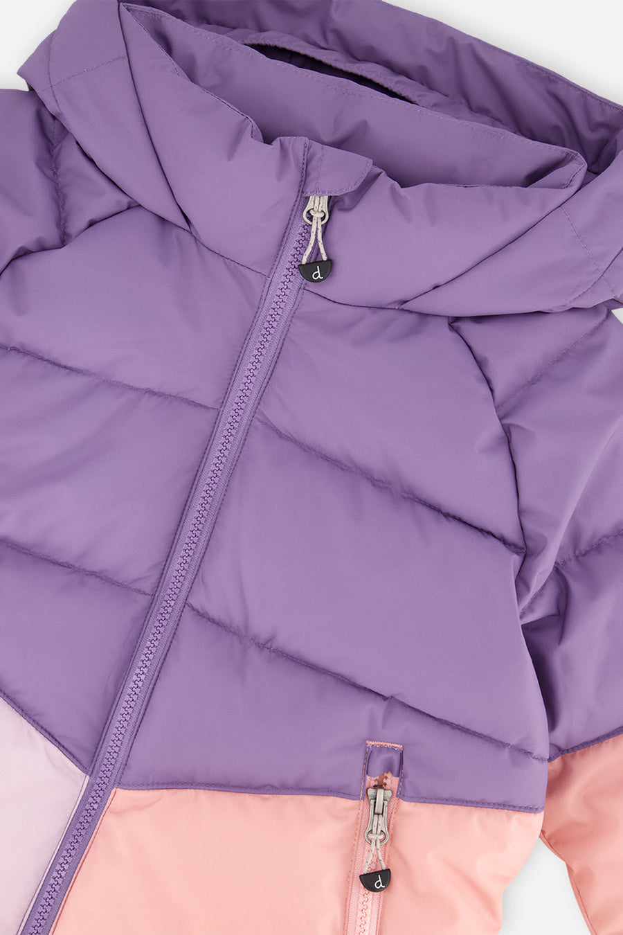 Color-Block Winter Jacket Violet - J20W57_05003