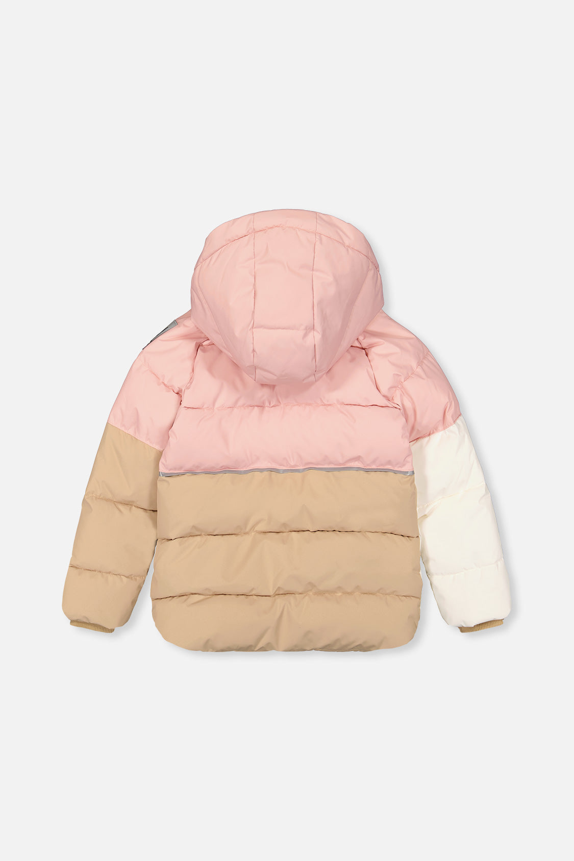 Color-Block Winter Jacket Pale Dusty Pink - J20W57_06220