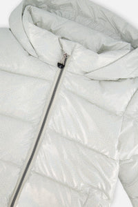 Winter Puffy Jacket White Glitter - J20W58_2J013
