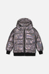 Winter Puffy Jacket Black Glitter - J20W58_2J014