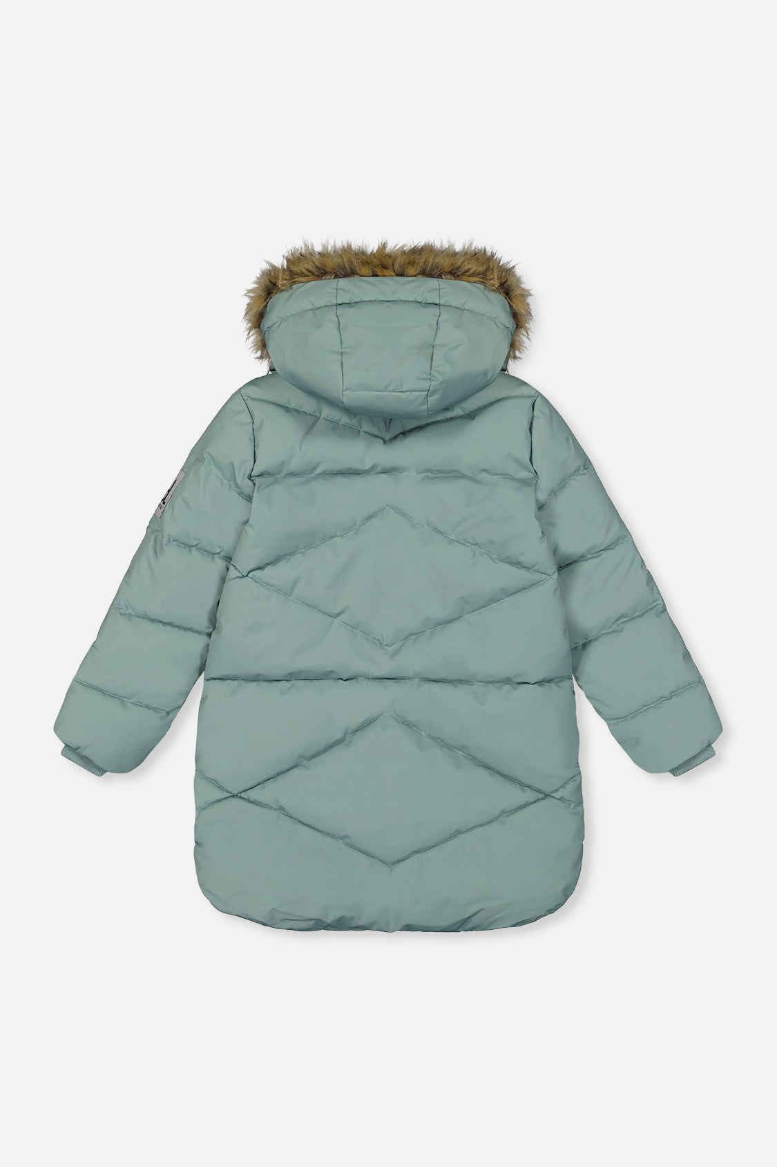 Long Winter Puffer Coat Sage Green - J20W59_03200