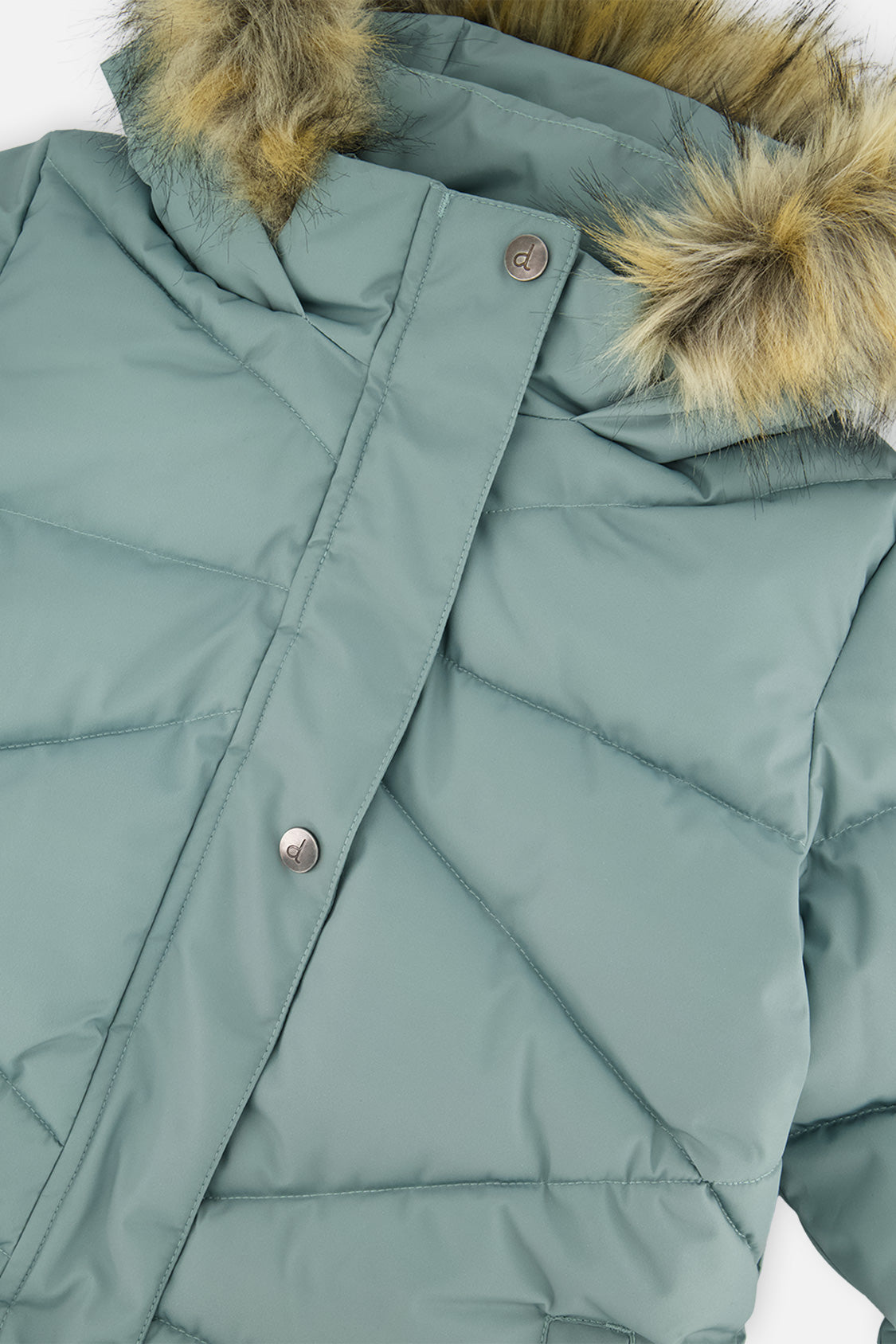 Long Winter Puffer Coat Sage Green - J20W59_03200