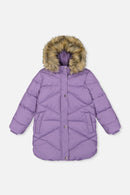 Long Winter Puffer Coat Violet - J20W59_05003