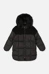 Long Winter Puffer Coat Black - J20W60_09990
