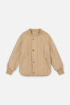 Quilted Raglan Sleeve Jacket Beige - J20W61_01470