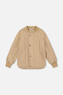 Quilted Raglan Sleeve Jacket Beige - J20W61_01470