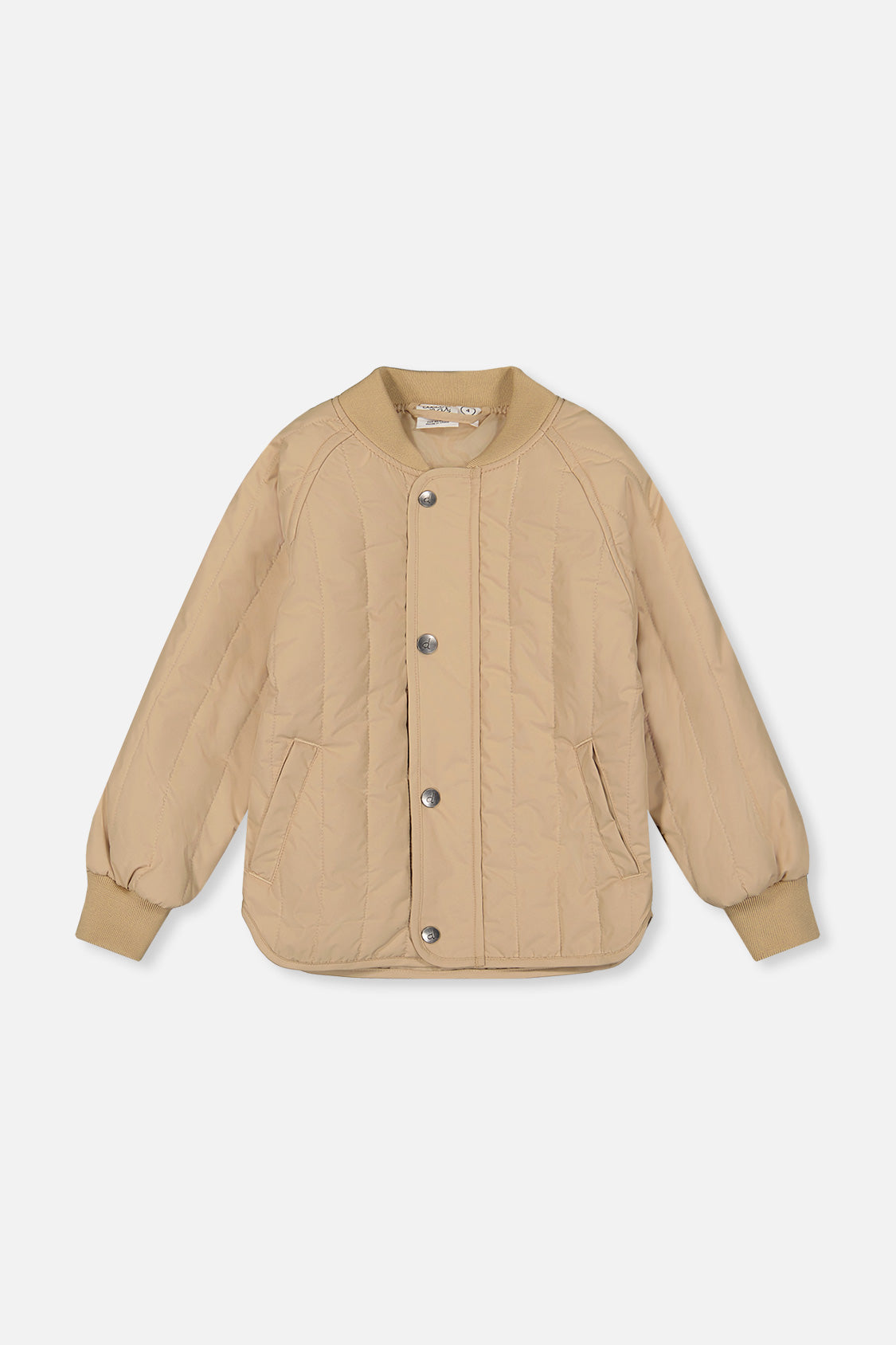 Quilted Raglan Sleeve Jacket Beige - J20W61_01470