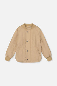Quilted Raglan Sleeve Jacket Beige - J20W61_01470