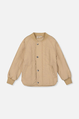 Quilted Raglan Sleeve Jacket Beige - J20W61_01470