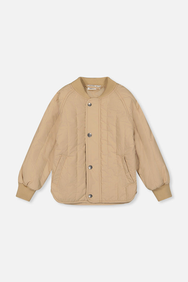 Quilted Raglan Sleeve Jacket Beige - J20W61_01470