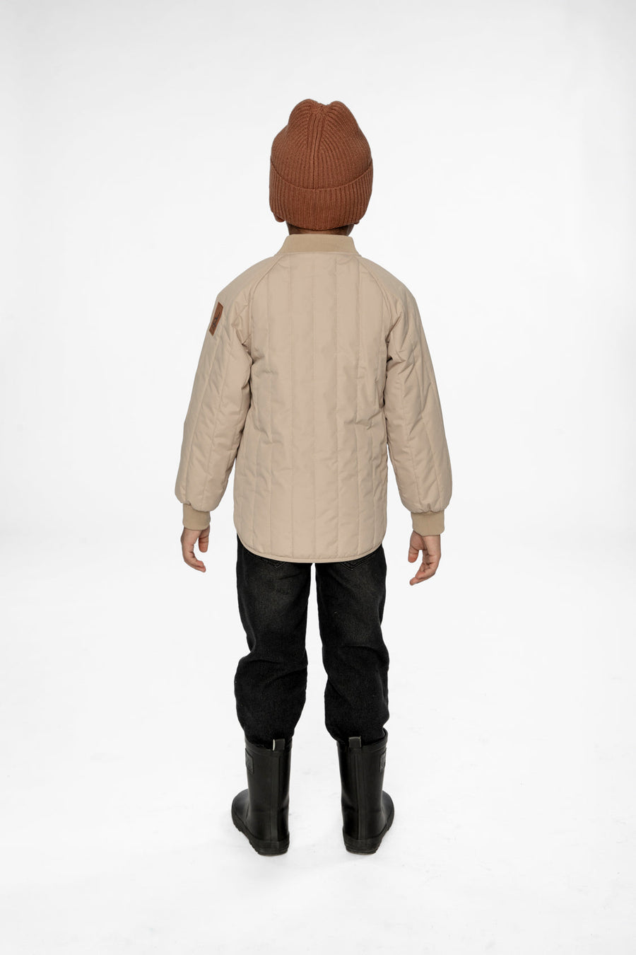 Quilted Raglan Sleeve Jacket Beige - J20W61_01470