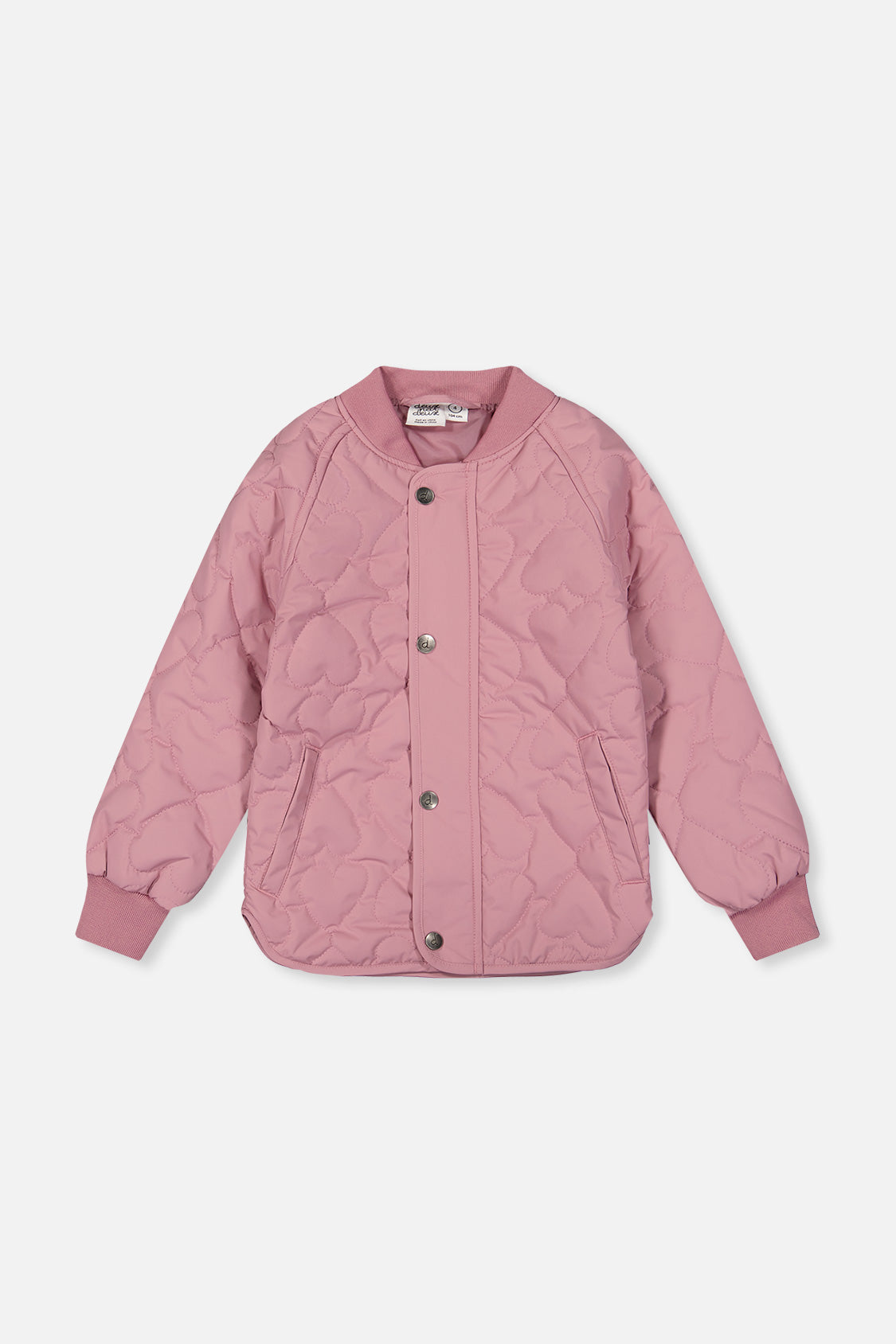Quilted Raglan Sleeve Jacket Mauve Pink - J20W61_05080