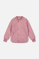 Quilted Raglan Sleeve Jacket Mauve Pink - J20W61_05080