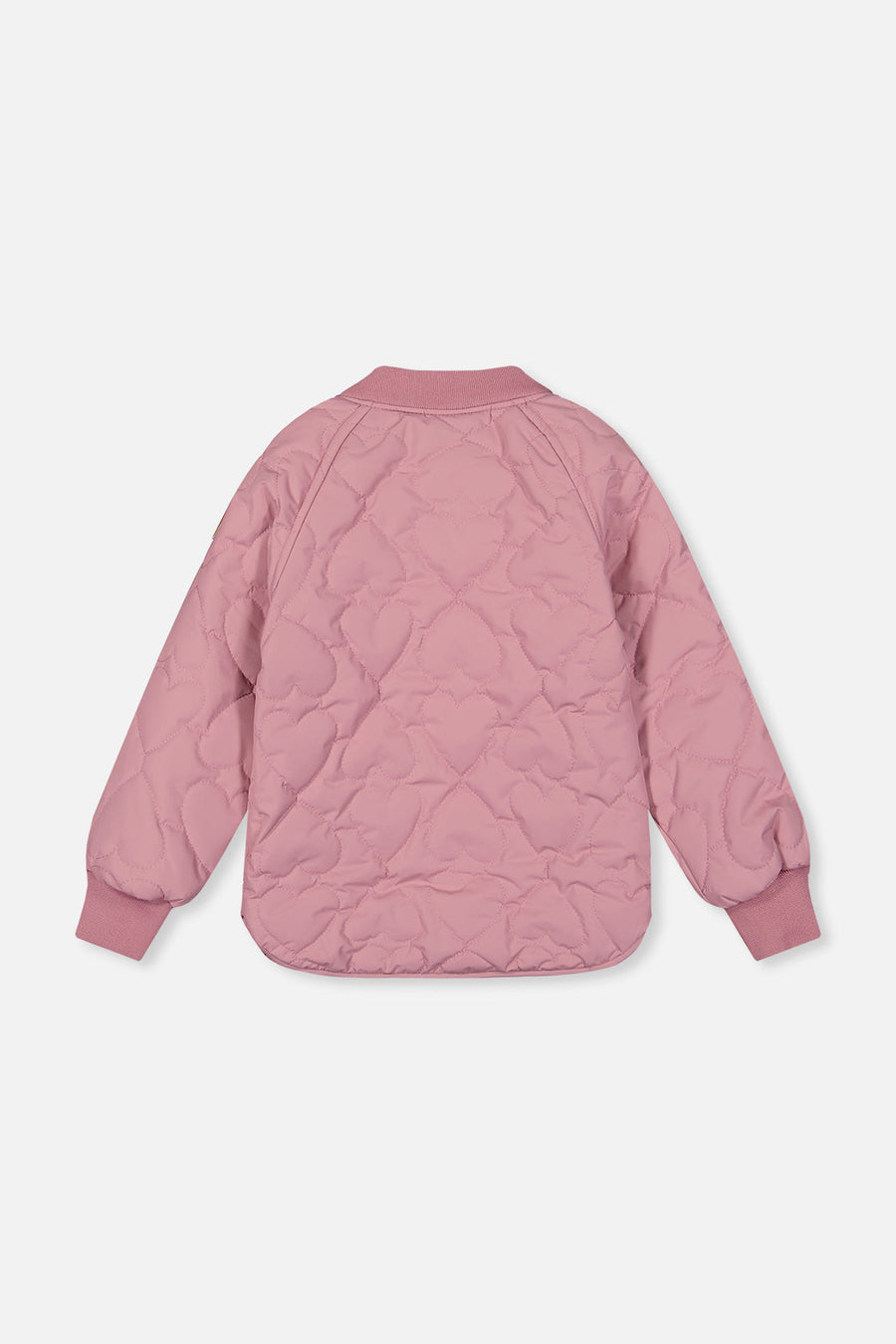 Quilted Raglan Sleeve Jacket Mauve Pink - J20W61_05080