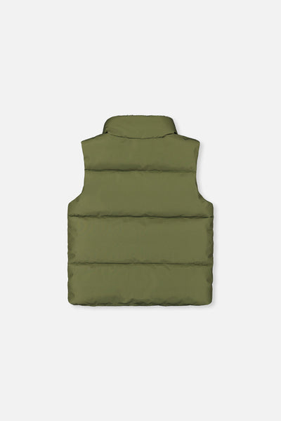 Sleeveless Mid-Season Vest Olive Green - J20W62_03090