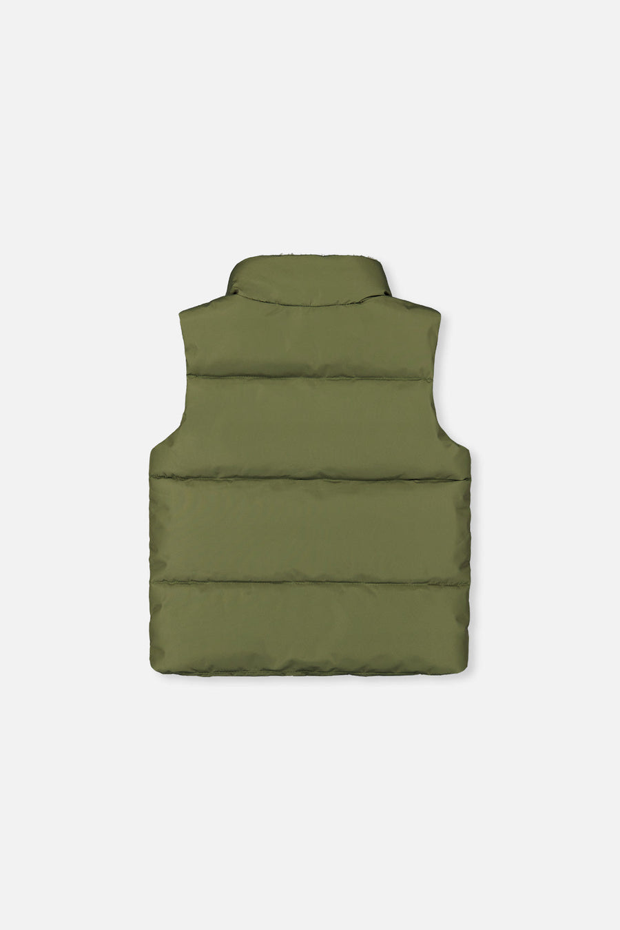 Sleeveless Mid-Season Vest Olive Green - J20W62_03090