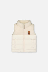 Sleeveless Mid-Season Vest Off-White - J20W63_01880
