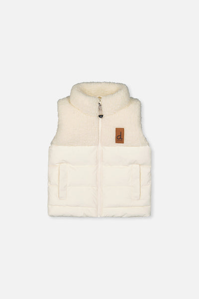 Sleeveless Mid-Season Vest Off-White - J20W63_01880