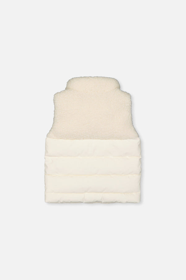 Sleeveless Mid-Season Vest Off-White - J20W63_01880