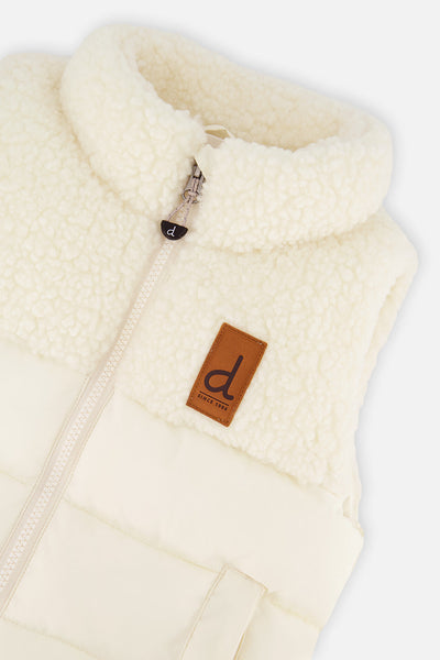 Sleeveless Mid-Season Vest Off-White - J20W63_01880