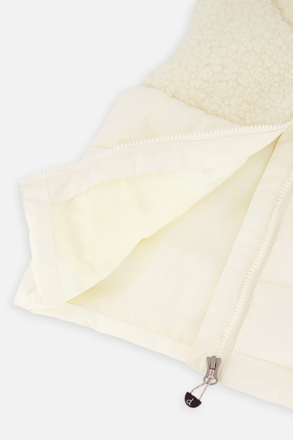 Sleeveless Mid-Season Vest Off-White - J20W63_01880