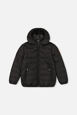 Insulating Quilted Mid-Season Jacket Black - J20W64_09990