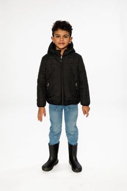Insulating Quilted Mid-Season Jacket Black - J20W64_09990