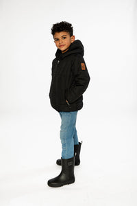 Insulating Quilted Mid-Season Jacket Black - J20W64_09990