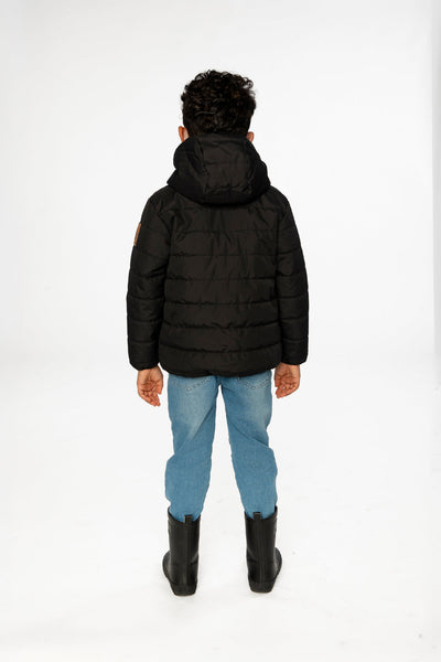 Insulating Quilted Mid-Season Jacket Black - J20W64_09990