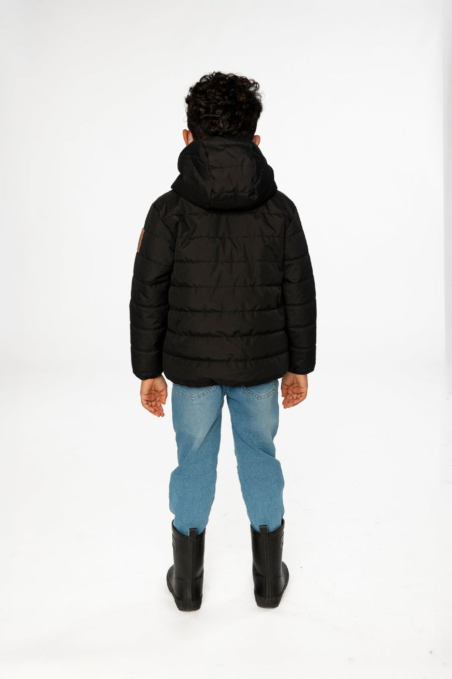 Insulating Quilted Mid-Season Jacket Black - J20W64_09990