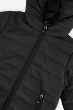 Insulating Quilted Mid-Season Jacket Black - J20W64_09990