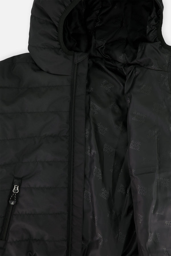 Insulating Quilted Mid-Season Jacket Black - J20W64_09990