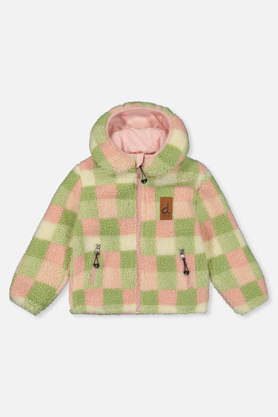 Baby Reversible Mid-Season Jacket Pale Dusty Pink - J20W65B_06220