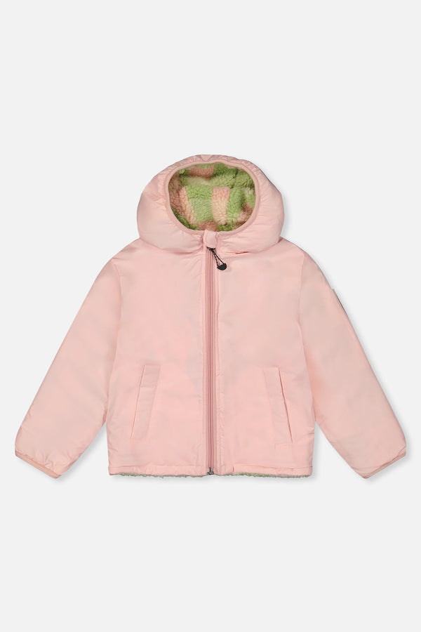 Baby Reversible Mid-Season Jacket Pale Dusty Pink - J20W65B_06220