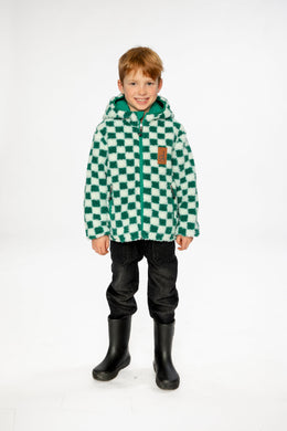 Reversible Mid-Season Jacket Forest Green - J20W65_03730