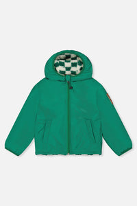 Reversible Mid-Season Jacket Forest Green - J20W65_03730